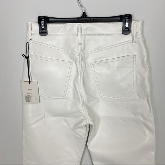 FLAW AGOLDE Recycled Leather 90's Pinch Waist in Lace Size 28 - Picture 6 of 14